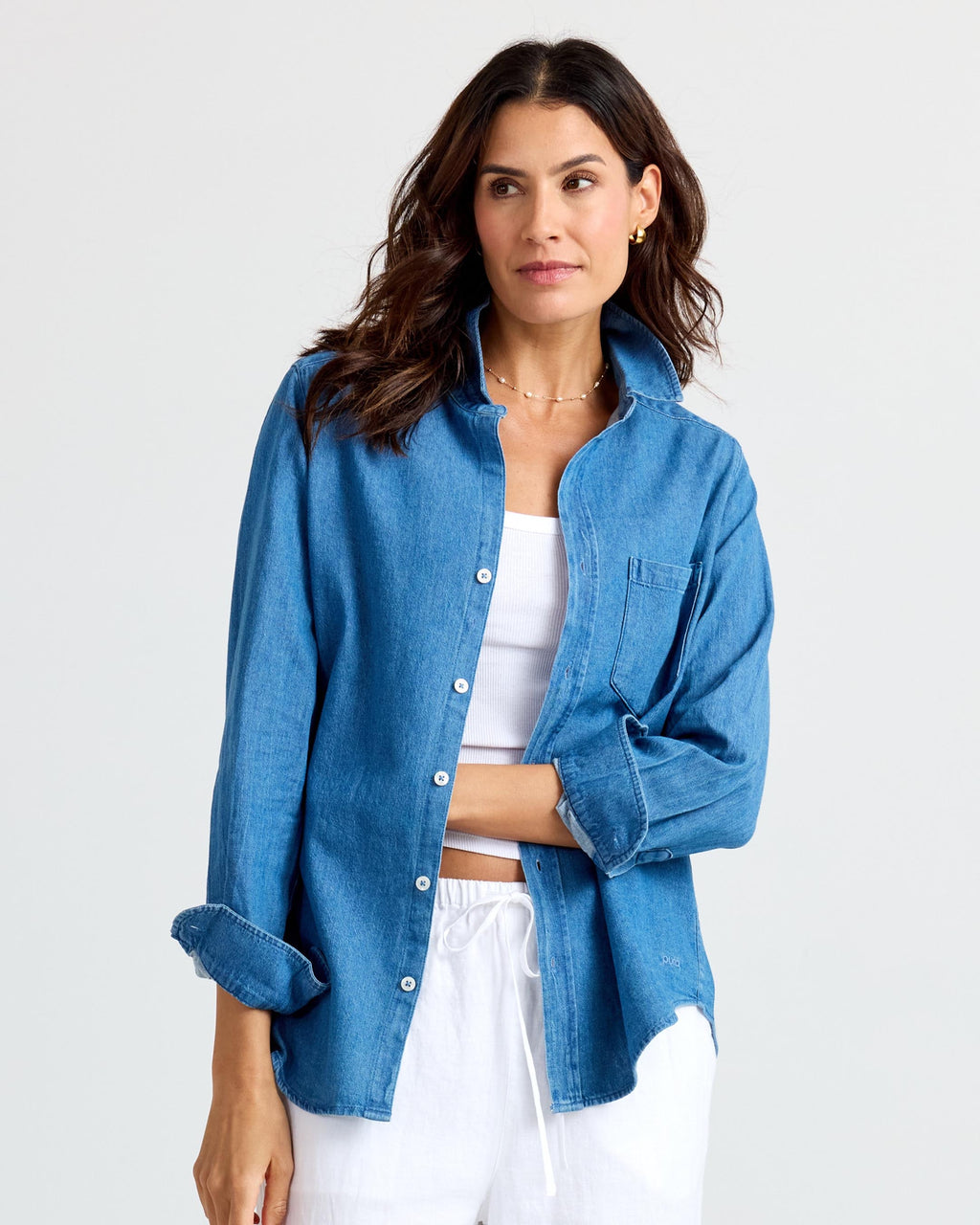 Classic Denim Button Up