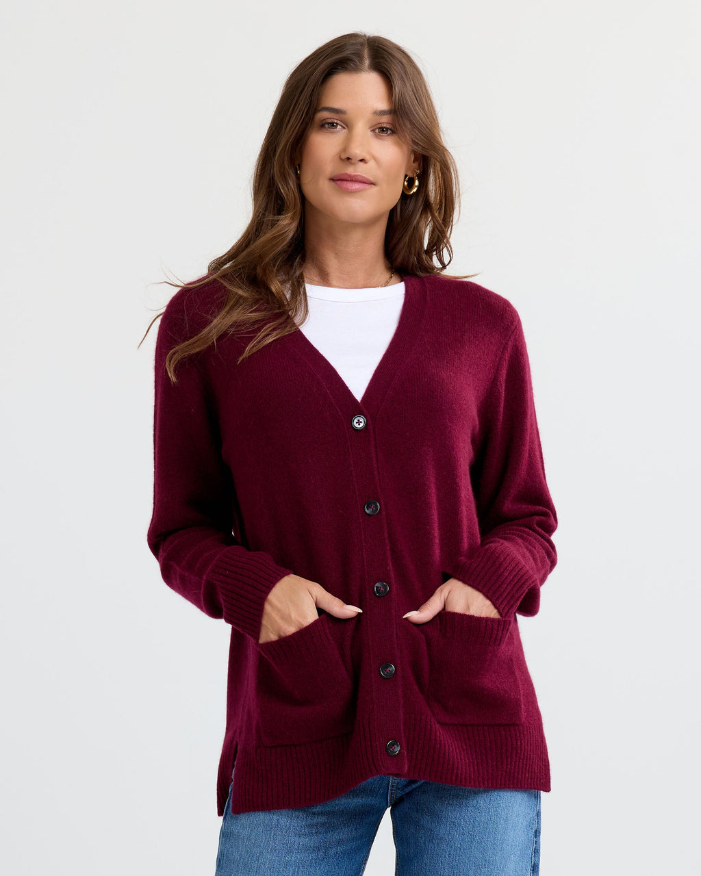 Cashmere Boyfriend Cardigan