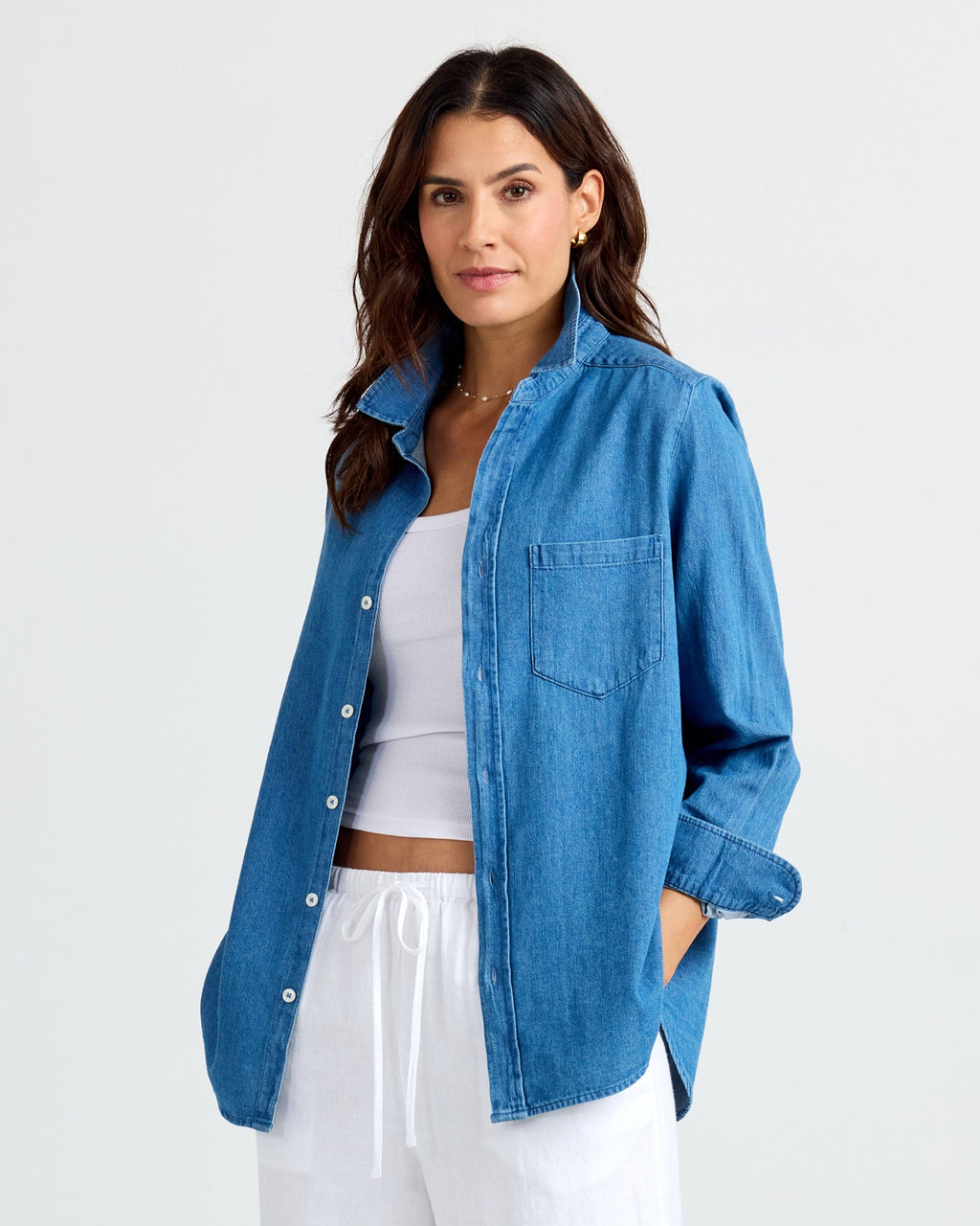 Classic Denim Button Up