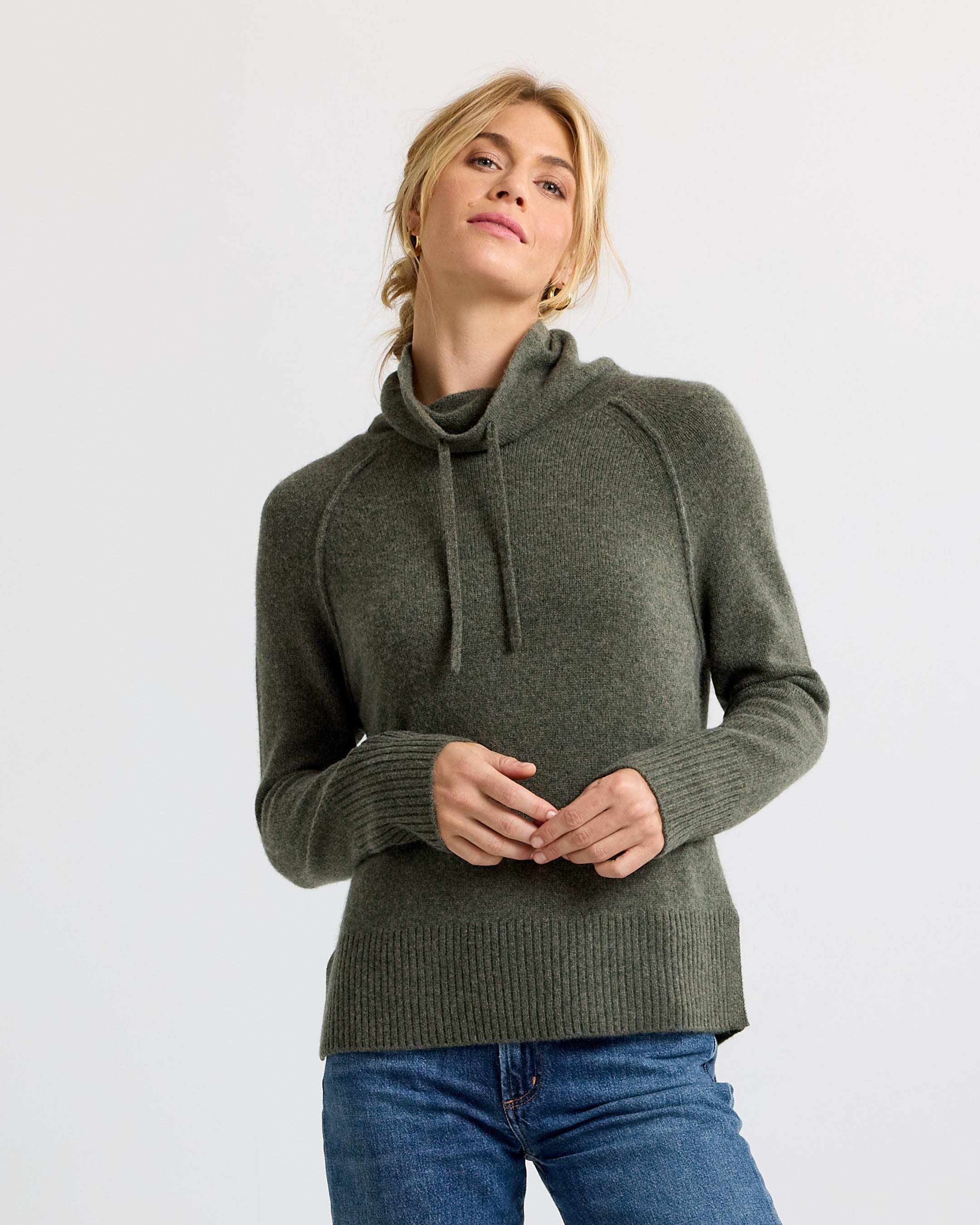 Cashmere Drawstring Funnel