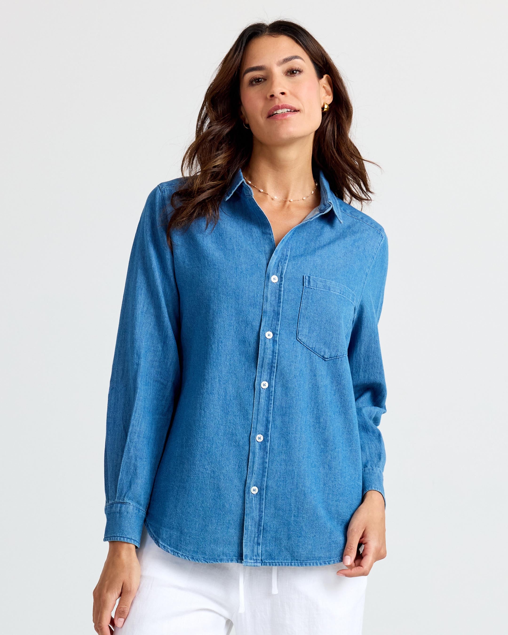 Classic Denim Button Up
