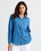 Classic Denim Button Up