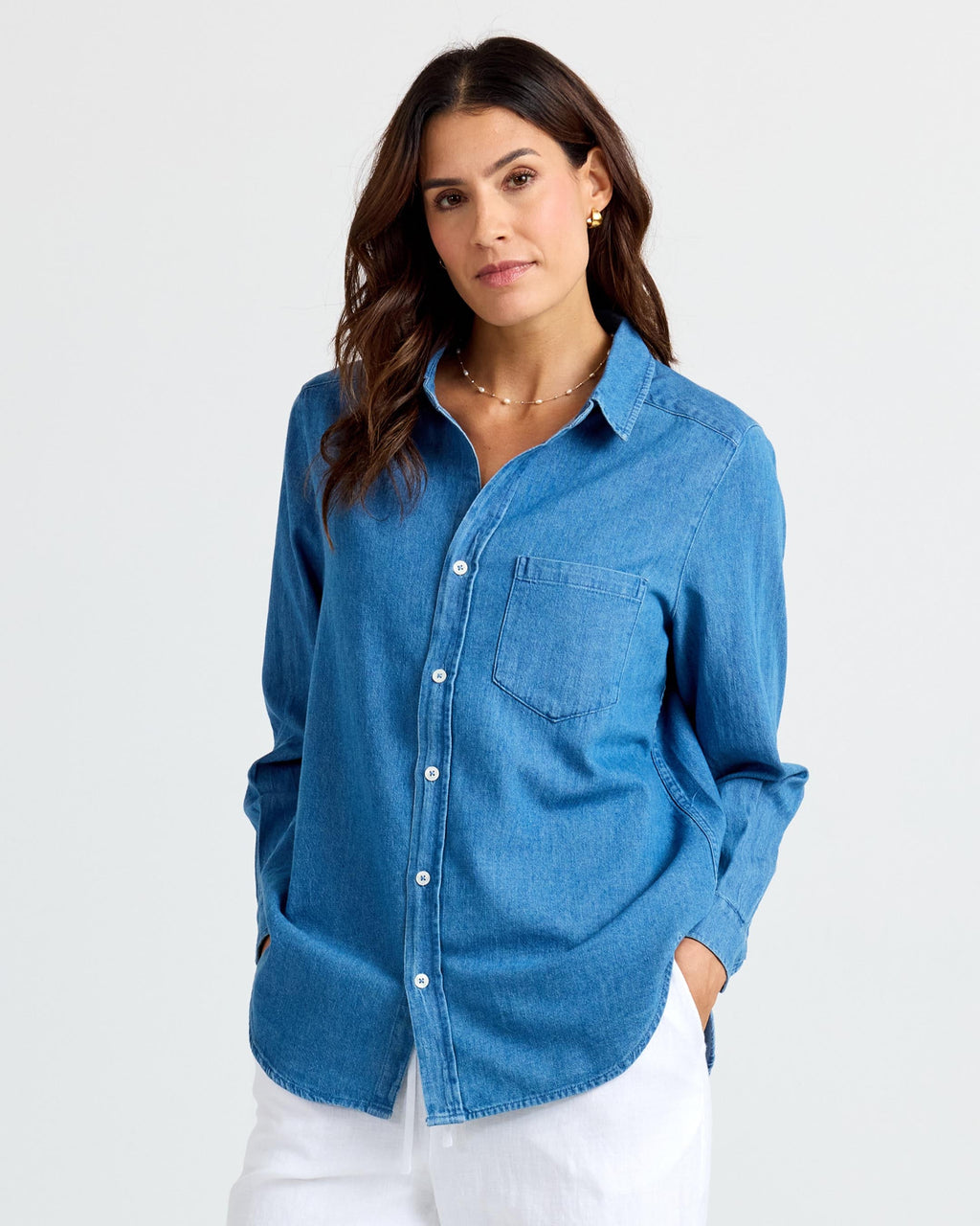 Classic Denim Button Up