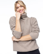 Cashmere Fisherman Turtleneck