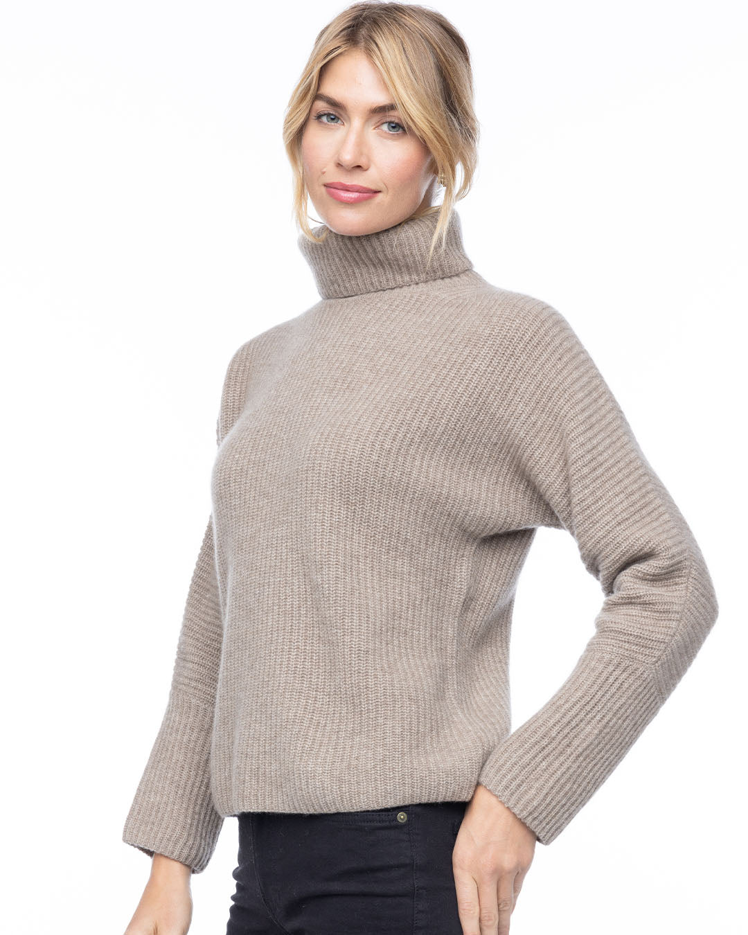 Cashmere Fisherman Turtleneck