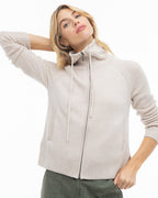 Cashmere Drawstring Cardigan