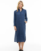 Luxe Linen Shirt Dress