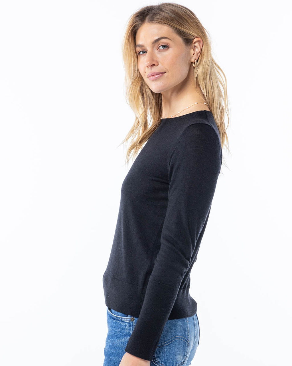 Worsted Cashmere Long Sleeve Tee